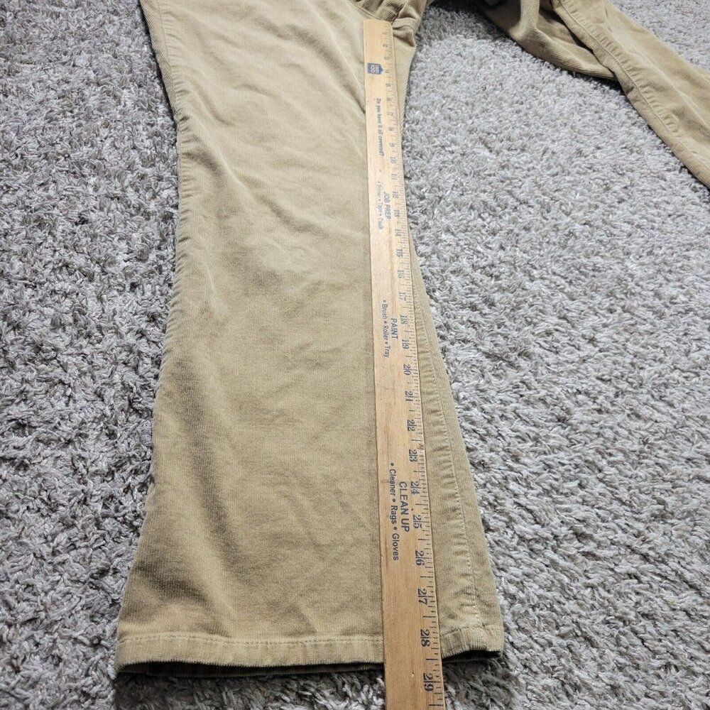 Talbots Corduroy Pants Womens 12P Beige Curvy Bootcut Casual - Picture 6 of 9